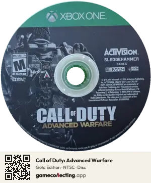 Call of Duty: Advanced Warfare Xbox One, NTSC disc