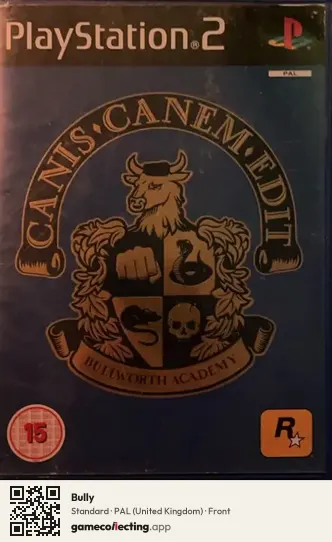 Bully PlayStation 2, United Kingdom box front