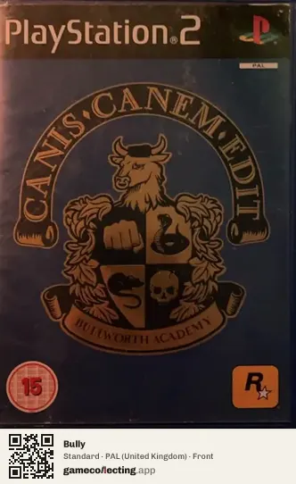 Bully PlayStation 2, United Kingdom box front
