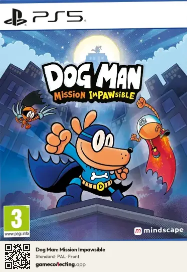 Dog Man: Mission Impawsible PlayStation 5, PAL box front