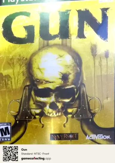 Gun PlayStation 2, NTSC box front