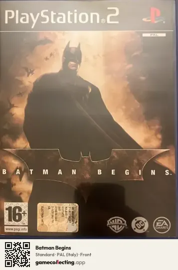 Batman Begins PlayStation 2, Italy box front