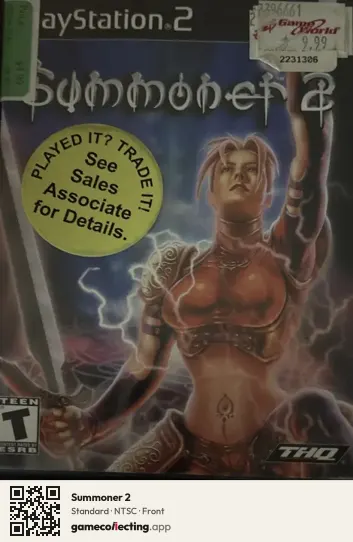 Summoner 2 PlayStation 2, NTSC box front