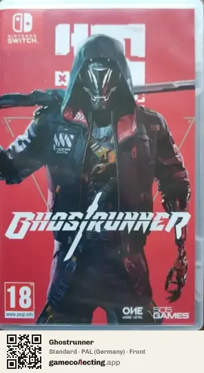 Ghostrunner Nintendo Switch, Germany box front