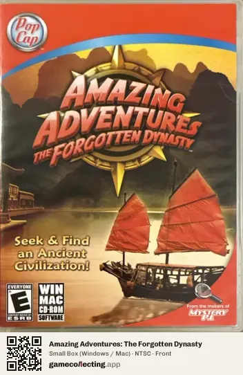 Amazing Adventures: The Forgotten Dynasty Computer, NTSC box front