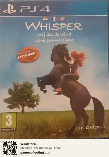 Windstorm PlayStation 4, Germany box front