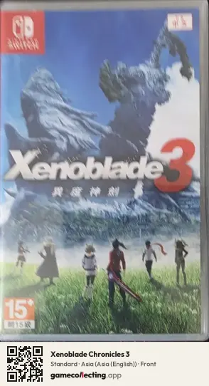 Xenoblade Chronicles 3 Nintendo Switch, Asia (English) box front