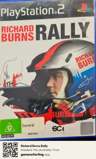 Richard Burns Rally PlayStation 2, Australia box front