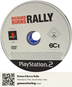 Richard Burns Rally PlayStation 2, PAL disc