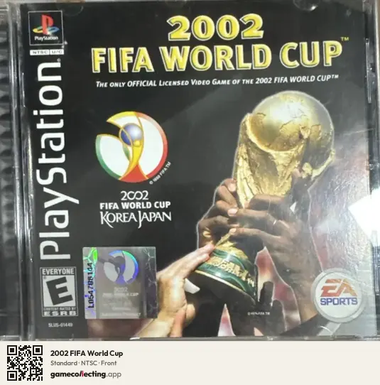 2002 FIFA World Cup PlayStation, NTSC box front