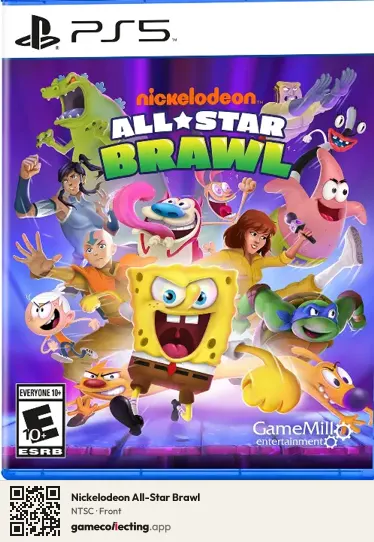 Nickelodeon All-Star Brawl PlayStation 5, NTSC box front