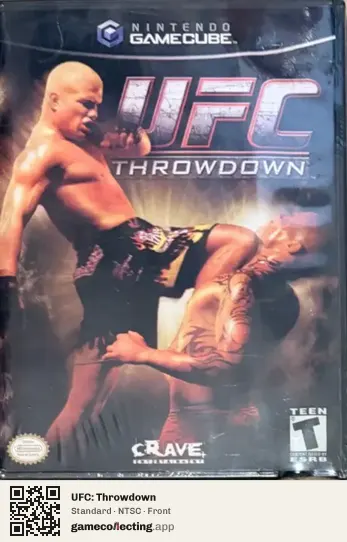 UFC: Throwdown Nintendo GameCube, NTSC box front