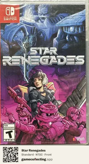 Star Renegades Nintendo Switch, NTSC box front