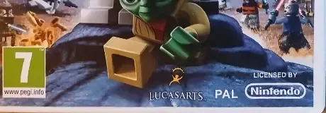 LEGO Star Wars III: The Clone Wars, the PEGI square on its front