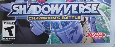 Shadowverse: Champion's Battle, the ESRB box on its front