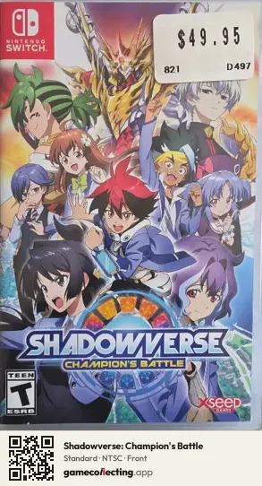 Shadowverse: Champion's Battle Nintendo Switch, NTSC box front