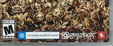 Borderlands 3, the ESRB box on its front