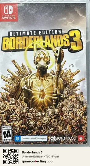 Borderlands 3 Nintendo Switch, NTSC box front