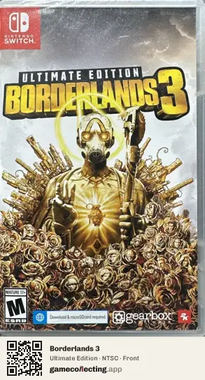 Borderlands 3 Nintendo Switch, NTSC box front