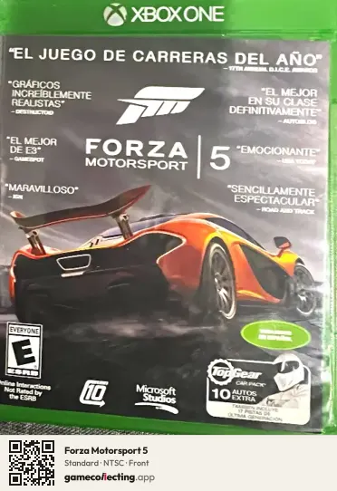 Forza Motorsport 5 Xbox One, NTSC box front