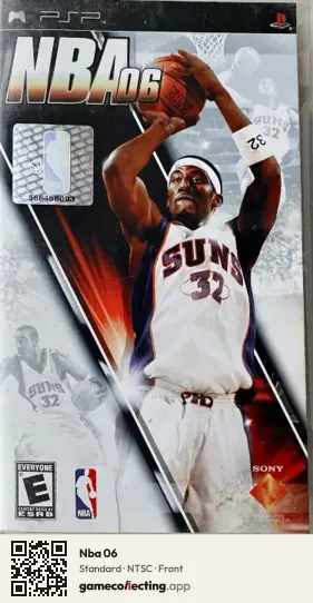 Nba 06 PlayStation Portable, NTSC box front