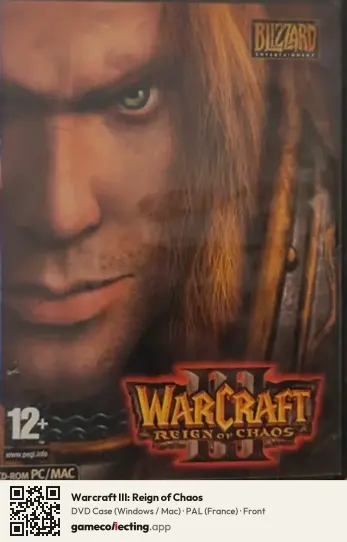 Warcraft III: Reign of Chaos Computer, France box front