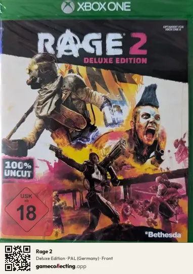 Rage 2 Xbox One, Germany box front