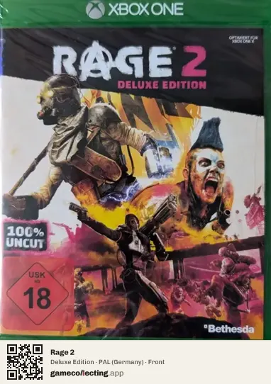 Rage 2 Xbox One, Germany box front