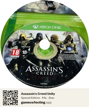 Assassin's Creed Unity Xbox One, PAL disc