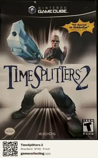 TimeSplitters 2 Nintendo GameCube, NTSC box front