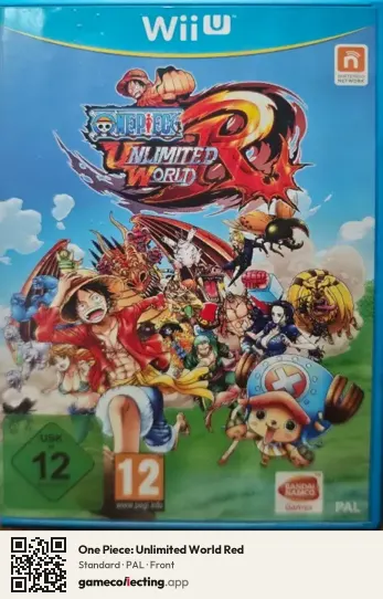 One Piece: Unlimited World Red Nintendo Wii U, PAL box front