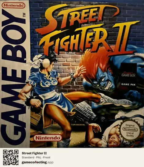 Street Fighter II Game Boy, PAL box front