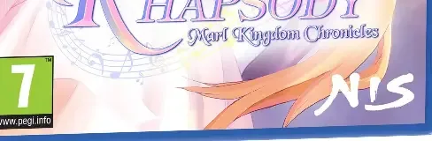 Rhapsody: Marl Kingdom Chronicles, the PEGI square on its front