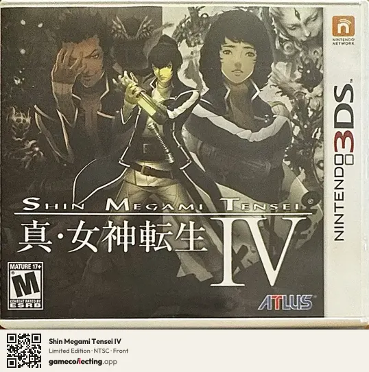 Shin Megami Tensei IV Nintendo 3DS, NTSC box front