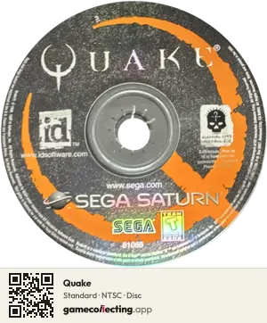 Quake Sega Saturn, NTSC disc