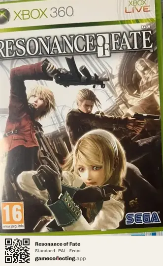 Resonance of Fate Xbox 360, PAL box front
