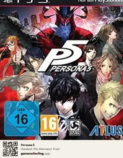 Persona 5 PlayStation 3, Germany box front