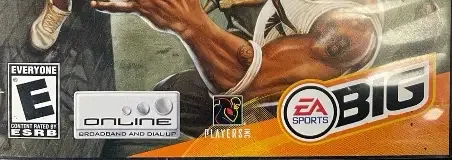 NFL Street 2, the ESRB box on its front