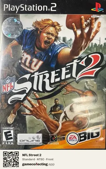 NFL Street 2 PlayStation 2, NTSC box front