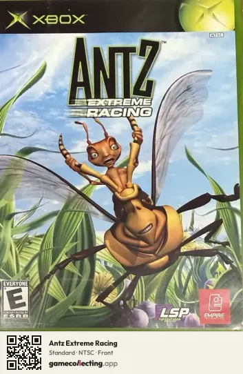 Antz Extreme Racing Xbox, NTSC box front