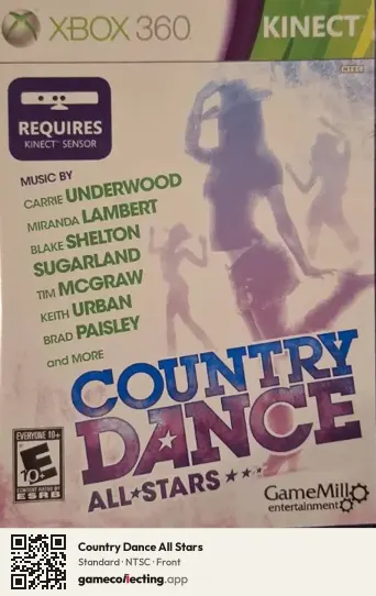 Country Dance All Stars Xbox 360, NTSC box front