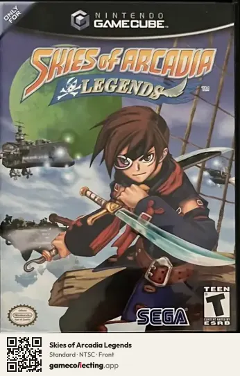 Skies of Arcadia Legends Nintendo GameCube, NTSC box front