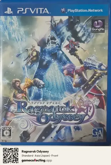 Ragnarok Odyssey PlayStation Vita, Japan box front