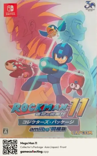 Mega Man 11 Nintendo Switch, Asia box front