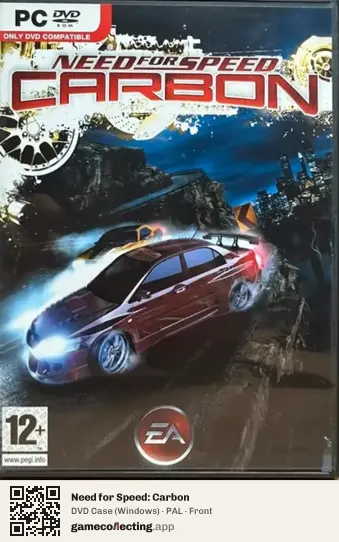 Need for Speed: Carbon Computer, PAL box front