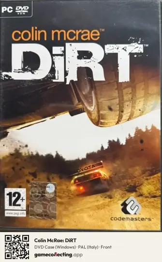 Colin McRae: DiRT Computer, Italy box front