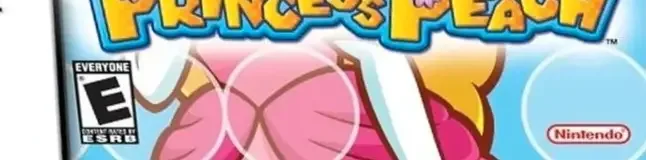 Super Princess Peach, the ESRB box on its front