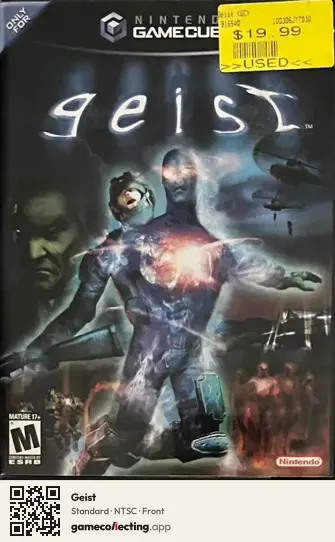 Geist Nintendo GameCube, NTSC box front