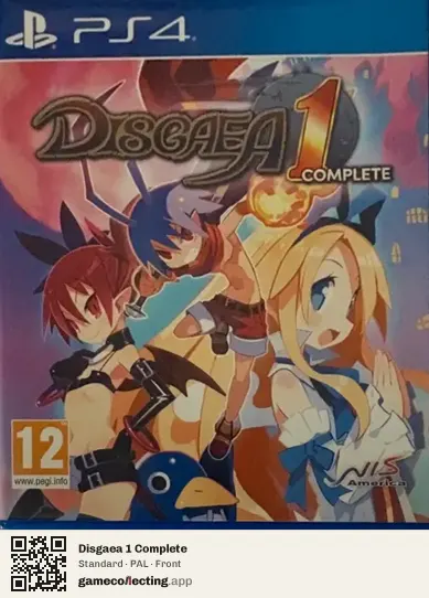 Disgaea 1 Complete PlayStation 4, PAL box front