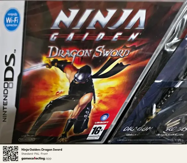 Ninja Gaiden: Dragon Sword Nintendo DS, PAL box front